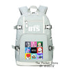 BTS Printing Women Backpack Hip Pop BTS School Bags Laptop Backpack