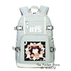 BTS Printing Women Backpack Hip Pop BTS School Bags Laptop Backpack