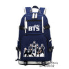BTS Printing Women Backpack Hip Pop BTS School Bags Laptop Backpack