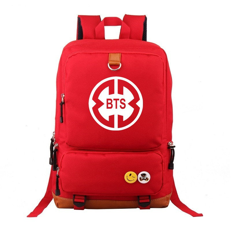 BTS Printing Backpack Hip Pop Travel Bags & School Bags Laptop Backpack