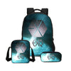 EXO 3 Pcs/Set School Bags EXO Printing Backpack Children Shoulder Bag Fashion