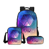 EXO 3 Pcs/Set School Bags EXO Printing Backpack Children Shoulder Bag Fashion