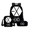 EXO 3 Pcs/Set School Bags EXO Printing Backpack Children Shoulder Bag Fashion