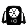 EXO Letter Fashion 3D Printed Messenger Bags Boys School Crossbody Bag Fashion