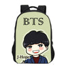 BTS Printing Backpack  Shoulder Bags Children School Bookbag