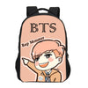 BTS Printing Backpack  Shoulder Bags Children School Bookbag