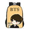 BTS Printing Backpack  Shoulder Bags Children School Bookbag
