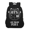 BTS Printing Backpack  Shoulder Bags Children School Bookbag
