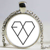 EXO Necklace Star EXO Pendant Fans Gifts Glass Photo