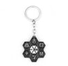 EXO Symbol Keychain Wholesale Antique Bronze Geometric Pendant Key Chain