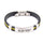 Bigbang Titanium Steel GD Silicone Bracelet