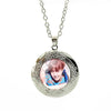 BTS Band Jewelry Photo Locket Necklace Fashion