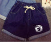 BTS  elastic  shorts crimping