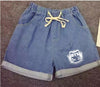 BTS  elastic  shorts crimping