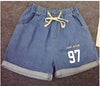 BTS  elastic  shorts crimping