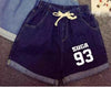 BTS  elastic  shorts crimping