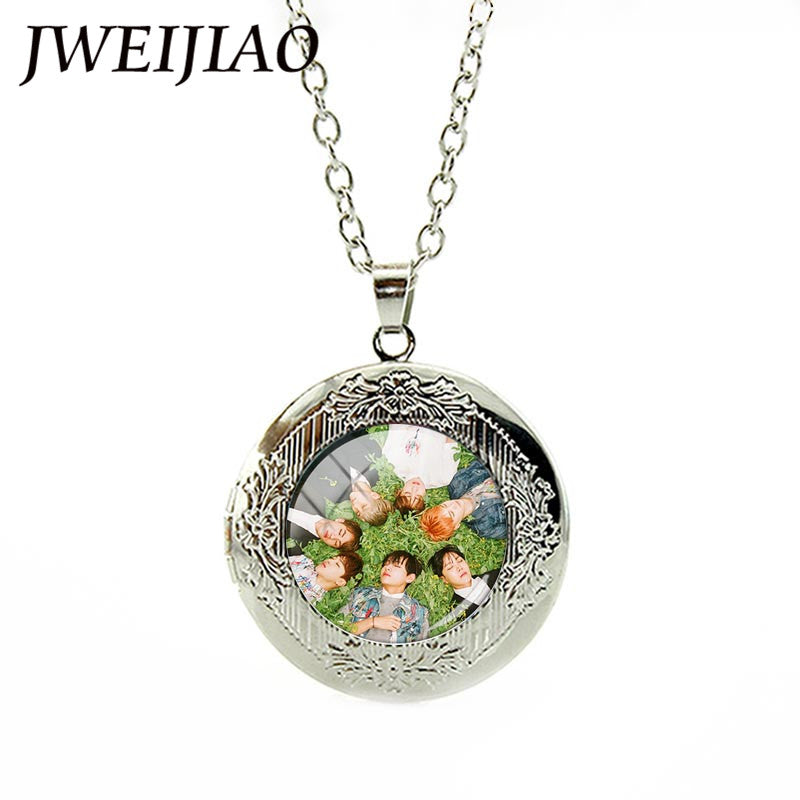 BTS Bangtan Boys Locket Necklace ARMY LOVE YOURSELF