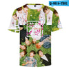 BTS 3D Print BTS Love Yourself Short Sleeve T-shirt