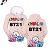 BTS Cartoon New 3D Hoodies
