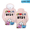 BTS Cartoon New 3D Hoodies