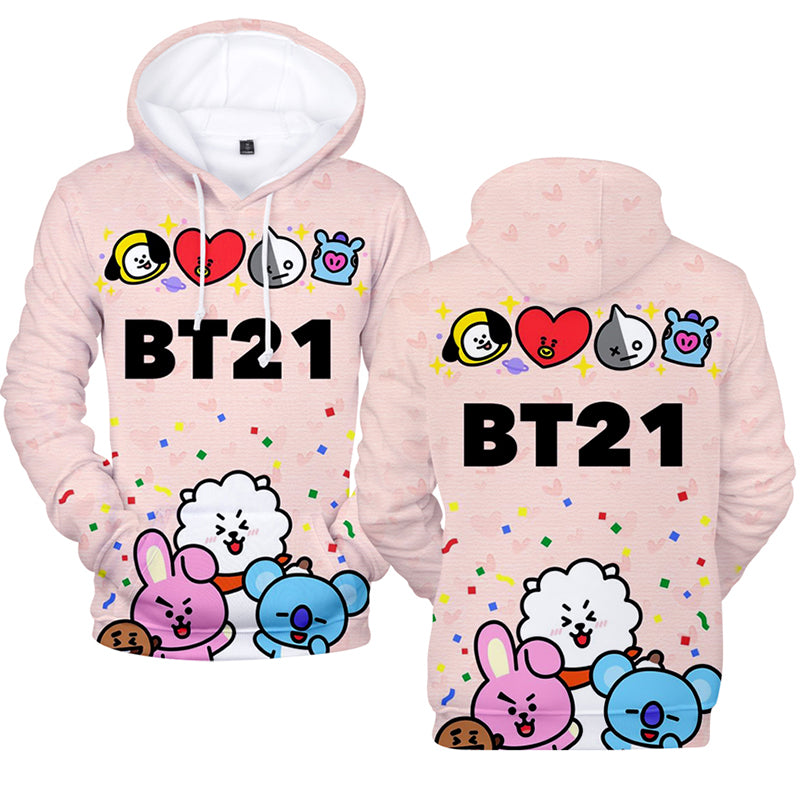 3D Hoodies BT21 Hoodie