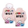 3D Hoodies BT21 Hoodie