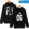 WEJNXIN Kpop Got7 Hoodies For Women Fashion Member Name Print Fleece Sweatshirt Women Pullover Hoodie Tracksuit Sudaderas