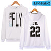WEJNXIN Kpop Got7 Hoodies For Women Fashion Member Name Print Fleece Sweatshirt Women Pullover Hoodie Tracksuit Sudaderas