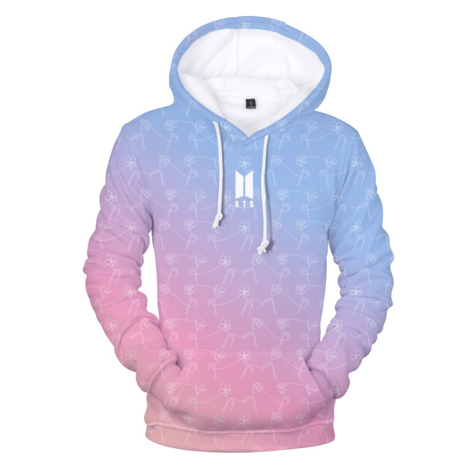 BTS Clothes 3D Hoodies 2K18
