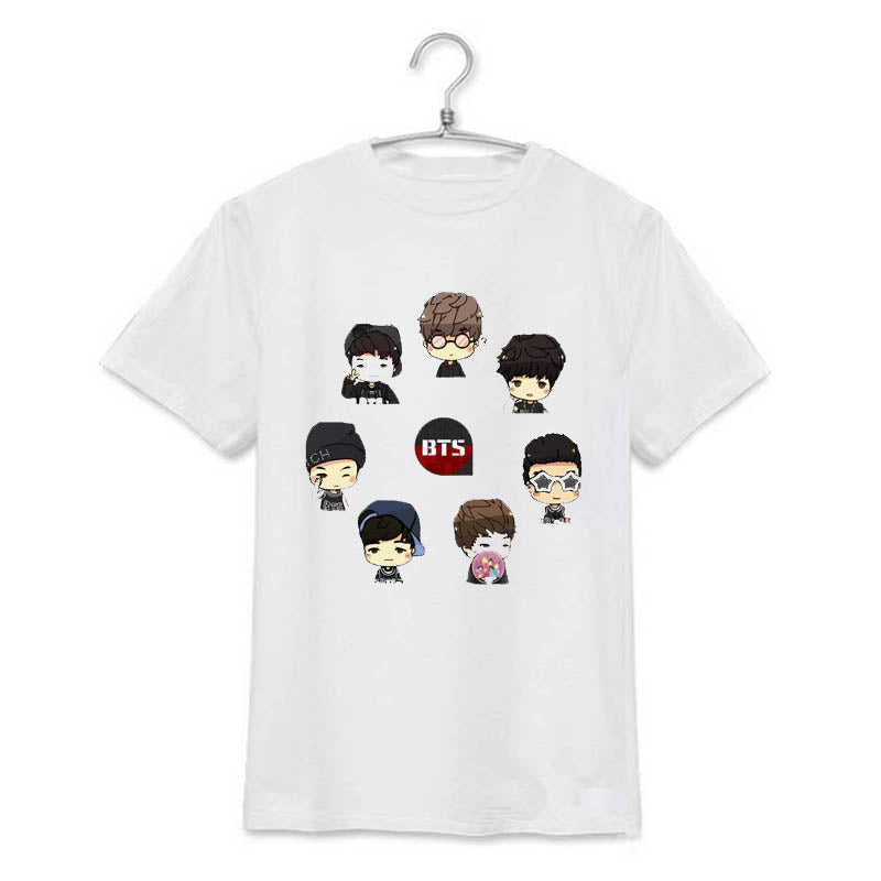 BTS  Cartoon T-Shirt