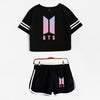 BTS  Summer Shorts And T-shirts