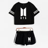 BTS  Summer Shorts And T-shirts