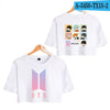BTS Midriff Tops Short Sleeve T-shirt