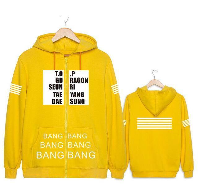 BigBang  Coat Jacket Long-Sleeved  Hoodie