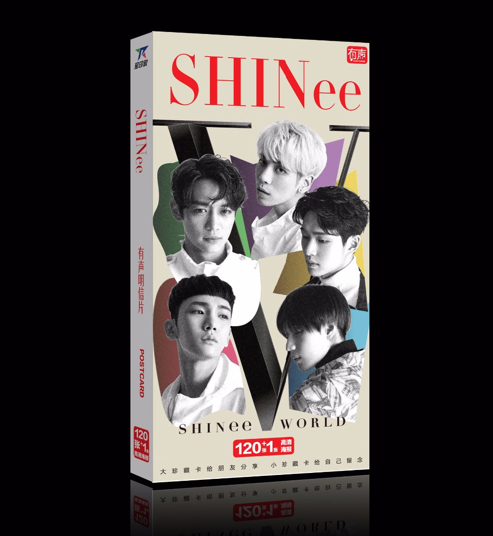 SHINEE 120 piecs Photo Sticker Poster