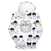 BTS  3D Print Hoodies
