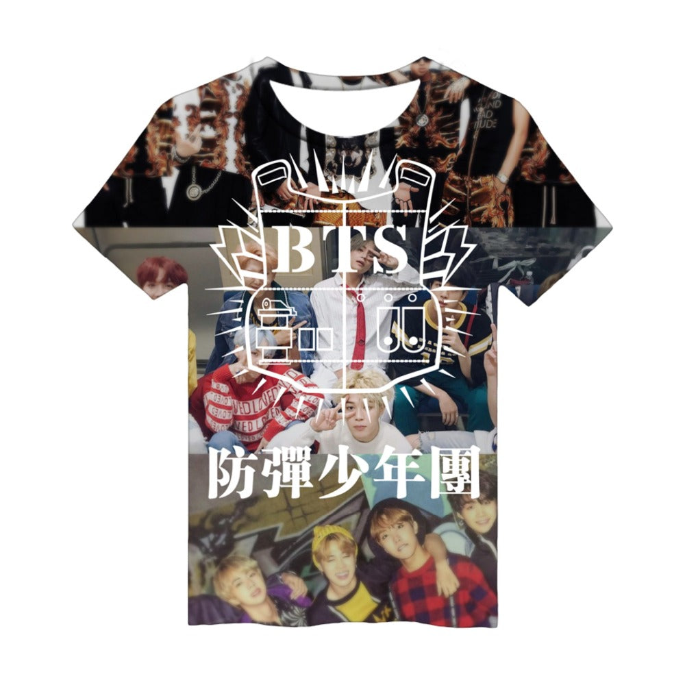 3D BTS Tshirt Summer 2018