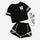 BTS Set 2 Pieces shorts Crop Tops + Shorts Pants Outfit