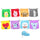 BTS bt21 Cartoon Q back Plush Drawstring Storage Bag